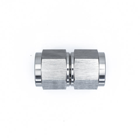 DeatschWerks 8AN Female Flare To 8AN Flare Female Swivel - Anodized Titanium - 6-02-0210