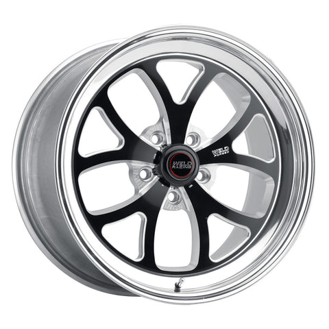 Weld S76 20x7 / 5x115mm BP / 2.8in. BS Black Wheel (High Pad) - Non-Beadlock - 76HB0070W28A