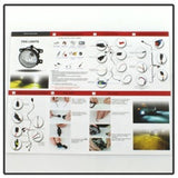 Spyder Ford F-150 2015-2016 OEM Fog Lights W/Universal Switch- Clear FL-FF15014-C - 5083005