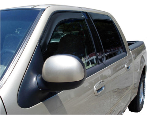 AVS 02-03 Lincoln Blackwood Ventvisor In-Channel Front & Rear Window Deflectors 4pc - Smoke - 194949