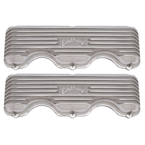 Edelbrock Valve Cover Classic Series Chevrolet W 348/409 CI V8 Polshed - 4140
