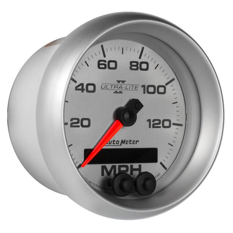 Autometer Ultra-Lite II 3-3/8in 0-140MPH In-Dash Electronic GPS Programmable Speedometer - 4980