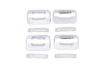 AVS 04-14 Ford F-150 (No Keypad/Passenger Keyhole) Door Handle Covers (4 Door) 8pc Set - Chrome - 685302