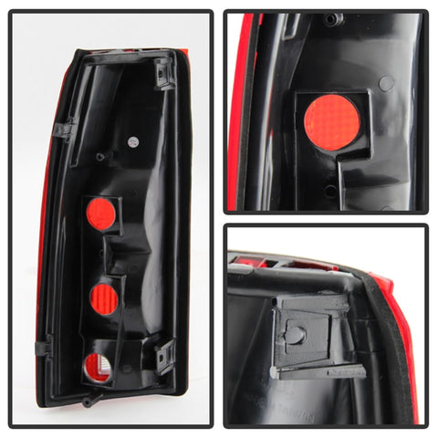 xTune Chevy Blazer Full Size 92-94 / Cadillac Escalade 99-00 Tail Light OEM ALT-JH-CCK88-OE-RC - 9028779