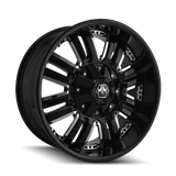 Mayhem 8070 Assault 18x9 / 5x114.3 BP / 18mm Offset / 87mm Hub Black Wheel - 8070-8956B18