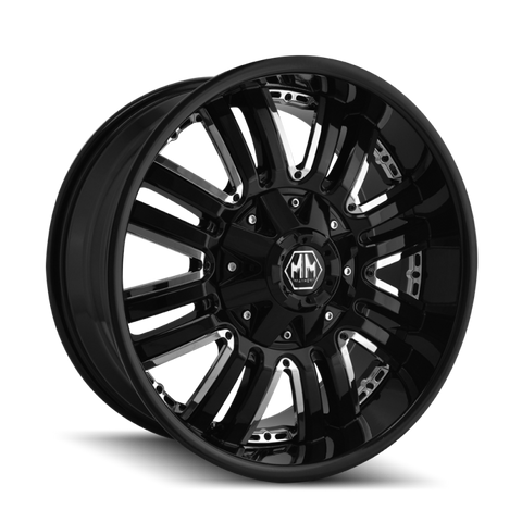 Mayhem 8070 Assault 18x9 / 5x114.3 BP / 18mm Offset / 87mm Hub Black Wheel - 8070-8956B18