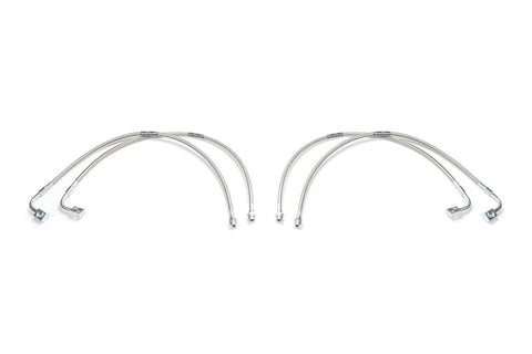 Fabtech 07-18 Jeep JK 4WD Front & Rear Extended Brake Line Kit - FTS94061