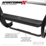 Westin 12-20 Nissan Frontier Sportsman X Grille Guard - Textured Black - 40-32075