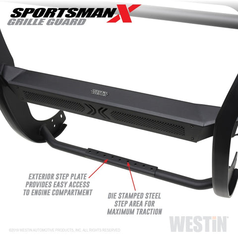 Westin 12-20 Nissan Frontier Sportsman X Grille Guard - Textured Black - 40-32075