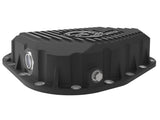 aFe POWER Pro Series Rear Diff Cover Black w/ Machined Fins Ford F-250/350 23-26 (Sterling 11.6) - 46-71490B