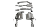 Corsa 2013-2019 Cadillac ATS Sedan 2.0L A/T Polished Sport Dual Rear Cat-Back Exhaust - 14888