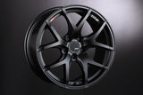 SSR GTV03 18x8.5 5x114.3 40mm Offset Flat Black Wheel 05-07 STI / 11+ tC - T618850+4005GMB