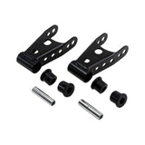 Belltech Shackle kit 2011+ Chevrolet Silverado/Sierra 3/4 Ton Pickup 1in Rear Drop - 6423