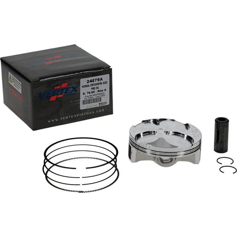 Vertex Piston 22-24 Honda CRF 250 R 250cc Forged High Compression Piston Kit 14.4:1 Comp. - 24579A