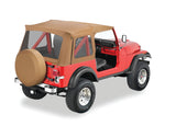 Bestop 76-86 Jeep Cj7 / 87-95 Wrangler YJ Supertop Classic Skin (Spice Clear Windows) - 55799-37