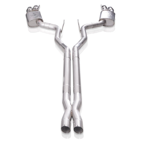 Stainless Works 18+ Ford Mustang GT Redline X-Pipe Performance Connect Cat-Back Exhaust - M18CBXPC