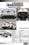 HKS LEGAMAX Premium HONDA CIVIC SEDAN FC - 31021-BH004