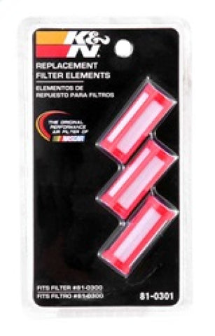 K&N 3.375in Length 1.125in OD Universal Replacement Fuel Filter - 81-0301