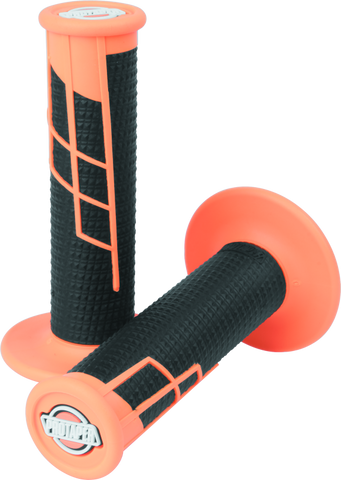 ProTaper Clamp-On 1/2 Waffle Grip - Neon Orange/Black - 021661