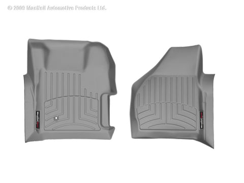 WeatherTech 08-10 Ford F250/F350/F450/F550 Super Duty Regular Cab Front FloorLiner - Grey - 461261