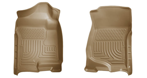 Husky Liners 07-14 Cadillac Escalade ESV/EXT Weatherbeater Tan Front Floor Liners - 18203