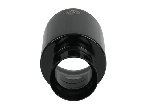 aFe MACH Force-XP 4-1/2in Black OE Replacement Exhaust Tips - 15-19 Dodge Charger/Hellcat - 49C32068-B