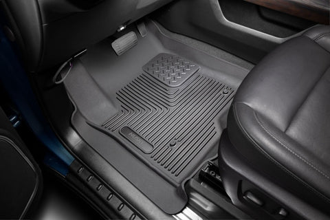 Husky Liners 19-23 Chevrolet Silverado 1500 Crew Cab WeatherBeater Blk Front & 2nd Seat Floor Liners - 94021
