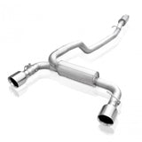 Stainless Works 2016-18 Ford Focus RS 3in Catback Vintage Round Muffler 5in Tips - FCRS16CB