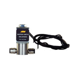 AEM Water/Methanol Injection System - High-Flow Low-Current WMI Solenoid - 200PSI 1/8in-27NPT In/Out - 30-3326