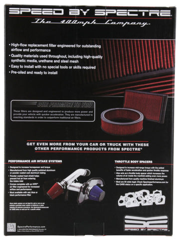 Spectre 2018 Dodge Charger 6.4L V8 F/I Replacement Panel Air Filter - HPR11257