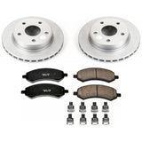 Power Stop 05-10 Dodge Dakota Front Z17 Evolution Geomet Coated Brake Kit - CRK2193