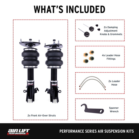Air Lift Performance 15-21 Subaru WRX (VA) / 15-21 Subaru WRX STI (VA) Front Air Suspension Kit - 76001