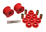 Energy Suspension Ford Truck 3/4in Dia 2in Tall inAin Style Rear Sway Bar Bushing Set - Red - 4.5118R