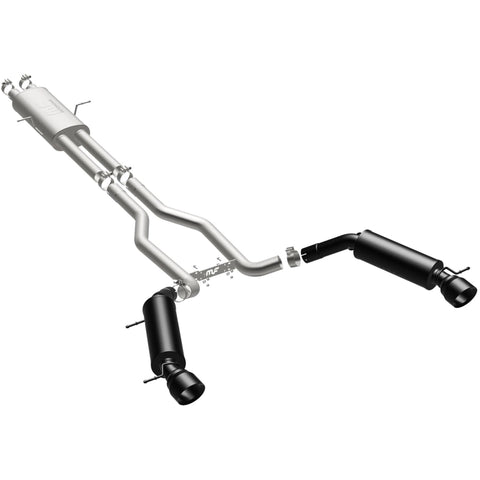 MagnaFlow Cat-Back 15-16 Land Rover Ranger Rover V6 SS 2.5in Dual Split Rear Exit 4.5in Black Tips - 19123