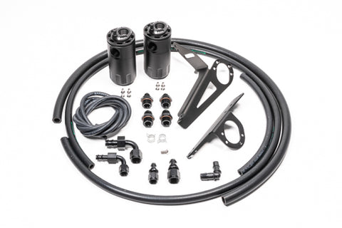 Radium Engineering 00-05 Honda S2000 LH Drive Only Dual Catch Can Kit Fluid Lock - 20-0096-FL