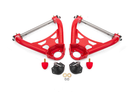 BMR 64-72 A-Body Non-Adj Upper A-Arms (Polyurethane) - Red - AAU401R