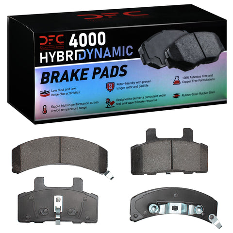 DFC 88-91 GMC K15/K1500 Pickup Front 4000 Hybridynamic Brake Pads - 4000-0368-00