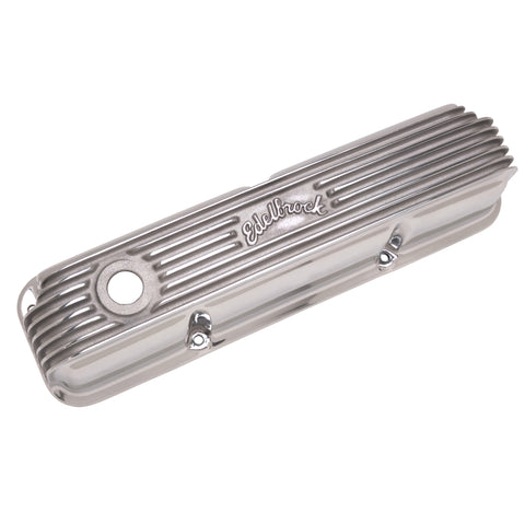 Edelbrock Valve Cover Classic Series Ford 1958-1976 FE V8 Polshed - 4162