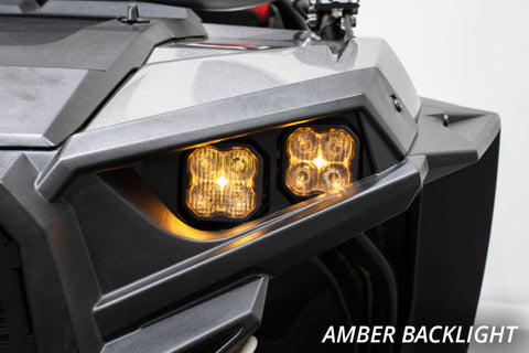 Diode Dynamics 14-23 Polaris RZR XP SS3 LED Headlight Kit - Pro White ABL - DD7844
