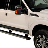 Putco 11-16 Ford SuperDuty - Super Cab 8ft (12pcs - 6.25in Wide) Black Platinum Rocker Panels - 9751453BP
