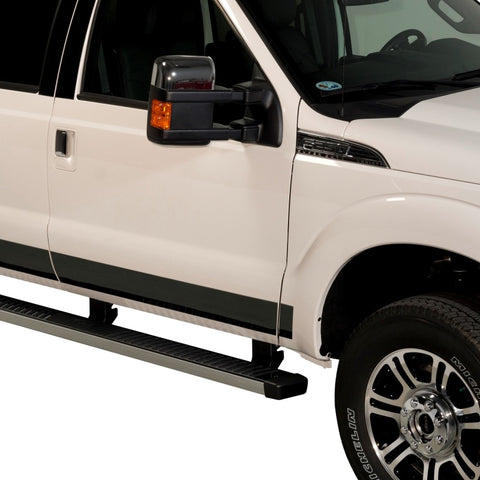 Putco 11-16 Ford SuperDuty - Super Cab 8ft (12pcs - 6.25in Wide) Black Platinum Rocker Panels - 9751453BP
