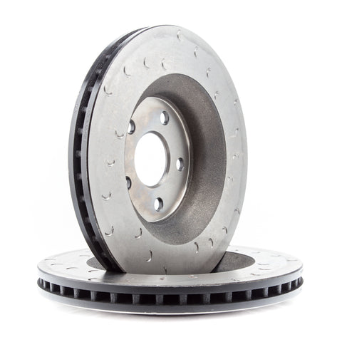 Alcon 07+ Jeep JK 350x32mm Rotors 4-Piston Red Calipers Front Brake Upgrade Kit - BKF5459AX02