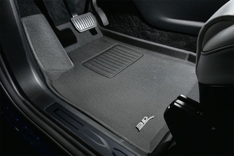 3D MAXpider 2019-2020 Ford Ranger Kagu 1st Row Floormat - Black - L1FR12211509