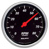 Autometer Designer Black 71-74 Charger/ GTX/ Road Runner Dash Kit 6pc Tach/MPH/Fuel/Oil/WTMP/Volt - 7030-DB