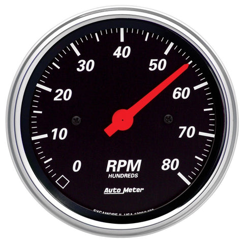 Autometer Designer Black 70-76 Duster/Demon/Dart Dash Kit 6pc Tach / MPH / Fuel / Oil / WTMP / Volt - 7031-DB