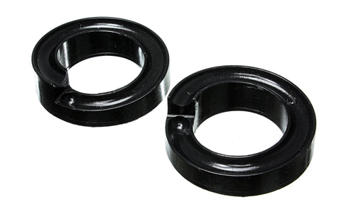 Energy Suspension 2005-07 Ford F-250/F-350 SD 2/4WD Front Coil Spring Isolator Set - Black - 4.6111G