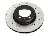 DBA 14-18 Maserati Ghibli (M157) En-Shield OE Drilled Front Brake Rotor - DBA3875OEX