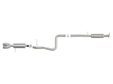 aFe Takeda Series 2 1/2in 304 SS Cat-Back 14-19 Ford Fiesta L4-1.6L (t) w/Polished Tip - 49-33140-P