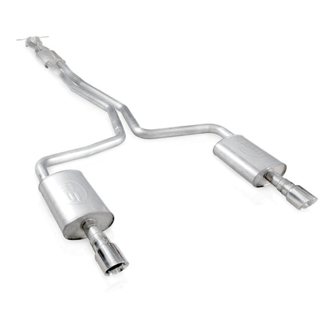 Stainless Works 2010-18 Ford Taurus SHO V6 2-1/2in Catback Chambered Mufflers X-Pipe - TA10ECOCB