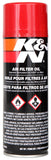 K&N 6.5 OZ Aerosol Spray Air Filter Oil - 99-0504